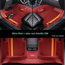 Carica l&#39;immagine nel visualizzatore di Gallery, Custom Fit Car Floor Mats Waterproof Leather Double Layers Full Set With Logo for 99% Car Models
