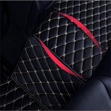 Load image into Gallery viewer, Black and Black Stitching Car Floor Mat
