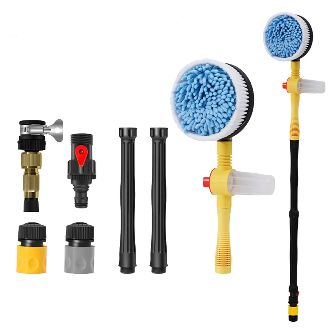 Car Wash Mop Multifunction Car Wash Brush Faucet Chenille Microfiber Wash Mop Soap Dispen Cleaner Durable Car Wash Cleaning Tool