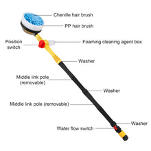 Carica l&#39;immagine nel visualizzatore di Gallery, Car Wash Mop Multifunction Car Wash Brush Faucet Chenille Microfiber Wash Mop Soap Dispen Cleaner Durable Car Wash Cleaning Tool
