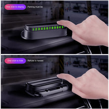Load image into Gallery viewer, 2019 New Multifunction Luminous Temporary Parking Card Universal Aromatherapy Board Hidden Mobile Car Phone Holder Card Winder
