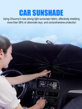 Carica l&#39;immagine nel visualizzatore di Gallery, Car Windshield Sun Shade Cover Umbrella Uv Rays And Heat Sun Visor Protector Foldable Reflector Umbrella

